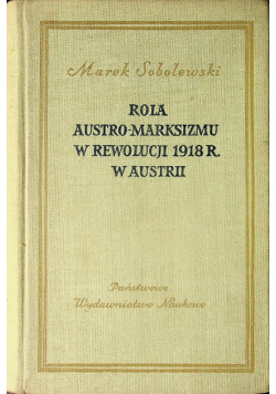 Marksizmu w rewolucji 1918 r w Austrii