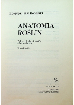 Anatomia roślin