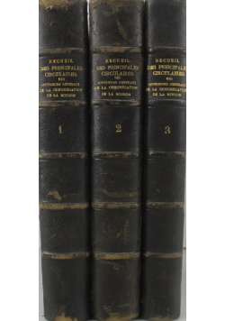Recueil des principales circulaires tom 1 do 3 ok 1880 r.