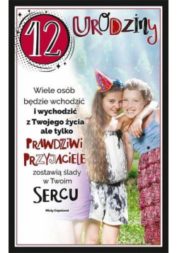Kartka okolicznościowa Urodziny 12 U98