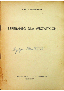 Esperanto dla wszystkich