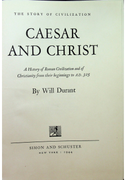 Caesar and Christ