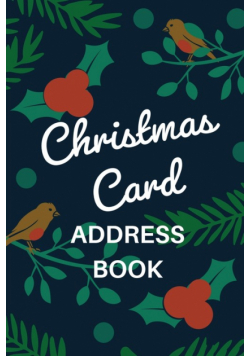 Christmas Card Address Book