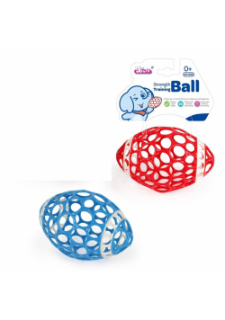 Piłka do rugby 15cm z dziurkami