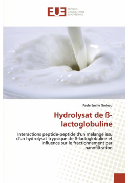 Hydrolysat de ß-lactoglobuline