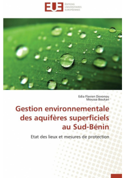 Gestion environnementale des aquifères superficiels au sud-bénin