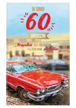 Kartka okolicznościowa Urodziny 60 P15