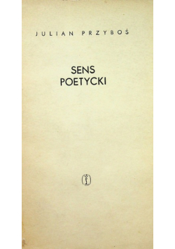 Sens poetycki