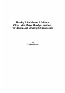 Silencing Scientists and Scholars in Other Fields