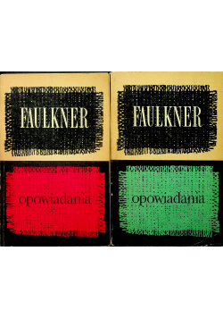 Faulkner Opowiadania Tom I i II