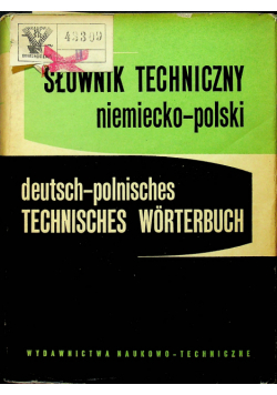 Słownik techniczny niemiecko polski