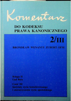 Komentarz do kodeksu prawa kanonicznego 2