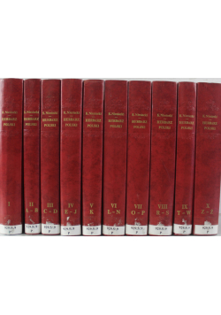 Herbiarz Polski Tom I do X reprint z około 1840 r