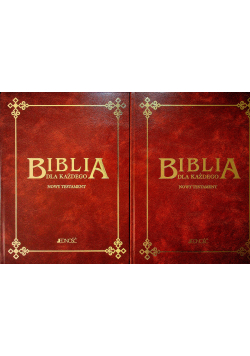 Biblia dla każdego Nowy Testament Tom 1 do 2