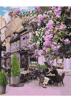 Malowanie po numerach-Przytulna restauracja 40x50