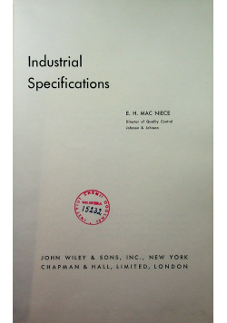 Industrial Specifications