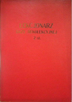 Lekcjonarz  oazy rekolekcyjnej 2