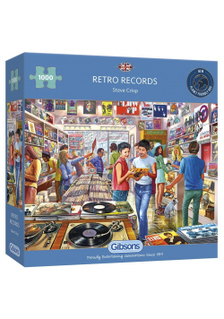 Puzzle 1000 Sklep z płytami winylowymi G3