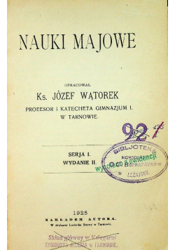 Nauki majowe 1925 r.