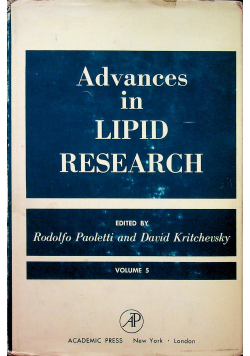 Advances in lipid research