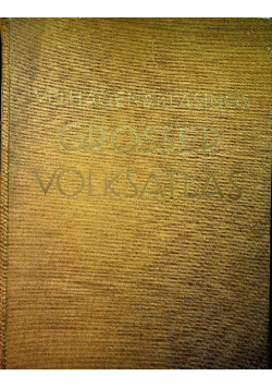 Velhagen and klasings grosser volksatlas 1940 r