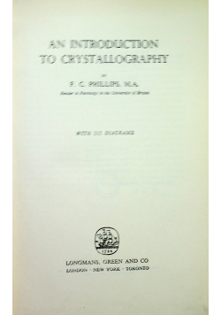 An introduction to crystallography