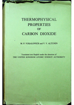 Thermophysical properties of carbon dioxide