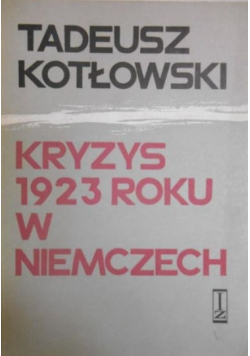 Kryzys 1923 roku w Niemczech