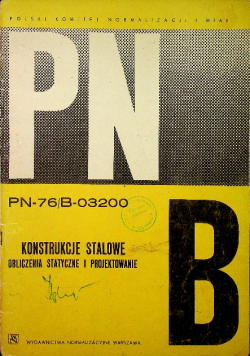 Konstrukcje stalowe obliczenia statyczne i projektowe