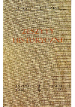 Zeszyty historyczne zeszyt 103