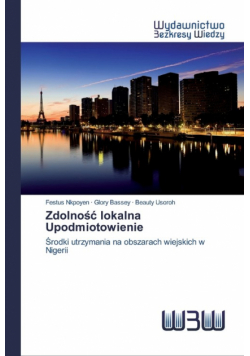 Zdolność lokalna Upodmiotowienie