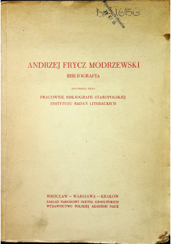 Modrzewski Bibliografia