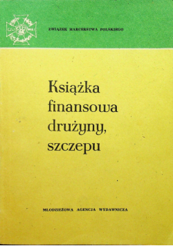 Książka finansowa drużyny szczepu