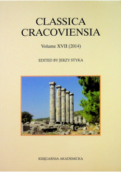 Classica cracoviensia volume XVII