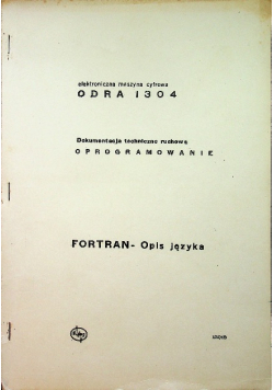 Fortan Opis języka