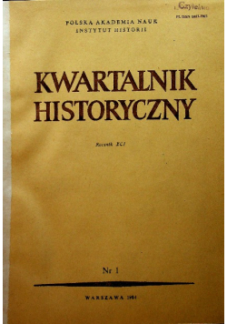 Kwartalnik Historyczny Nr 1