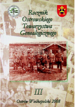 Rocznik Ostrowskiego Towarzystwa Genealogicznego Tom III