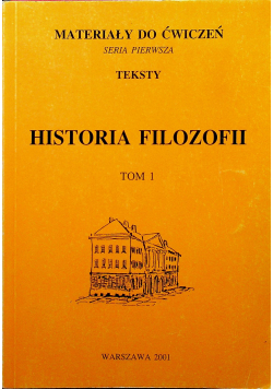 Historia filozofii tom 1