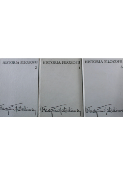 Historia filozofii tom 1 do 3