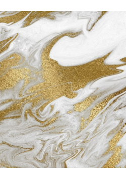 Liquid Gold Marble Composition Notebook - Large Ruled Notebook - 8x10 Lined Notebook (Softcover Journal / Notebook / Diary)