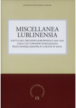Miscellanea Lublinensia