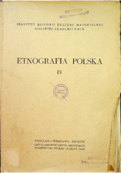 Etnografia Polska IV