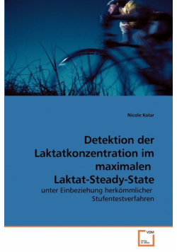 Detektion der Laktatkonzentration im maximalen  Laktat-Steady-State