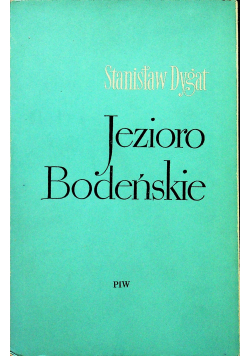Jezioro Bodeńskie autograf autora