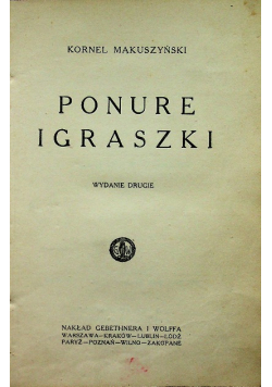 Ponure igraszki 1927 r.