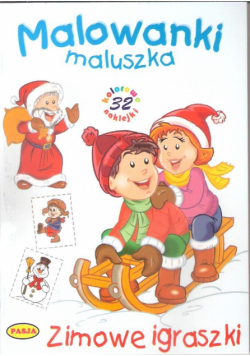 Malowanki maluszka - Zimowe igraszki  PASJA