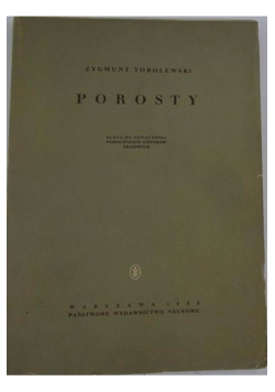 Tobolewski Zygmunt - Porosty