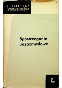 Spostrzeganie pozazmysłowe