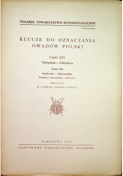 Klucze do oznaczania owadów Polski część XIX zeszyt 94 b