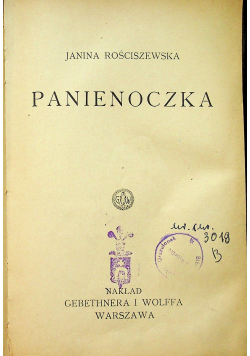 Panienoczka 1934 r